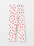 LC Waikiki Crew Neck Printed Long Sleeve Girl Pajama Set